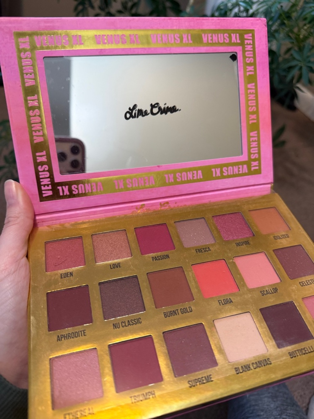 Lime Crime Venus XL Eyeshadow Palette — pinks, corals & golds